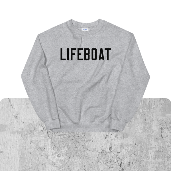 LIFEBOAT "Text" Crewneck Sweater