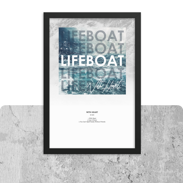 LIFEBOAT "With Heart" Framed Album Artwork