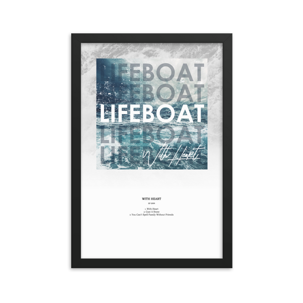 LIFEBOAT "With Heart" Framed Album Artwork