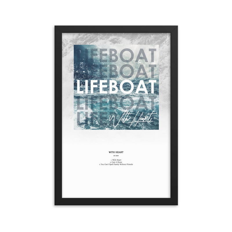 LIFEBOAT "With Heart" Framed Album Artwork