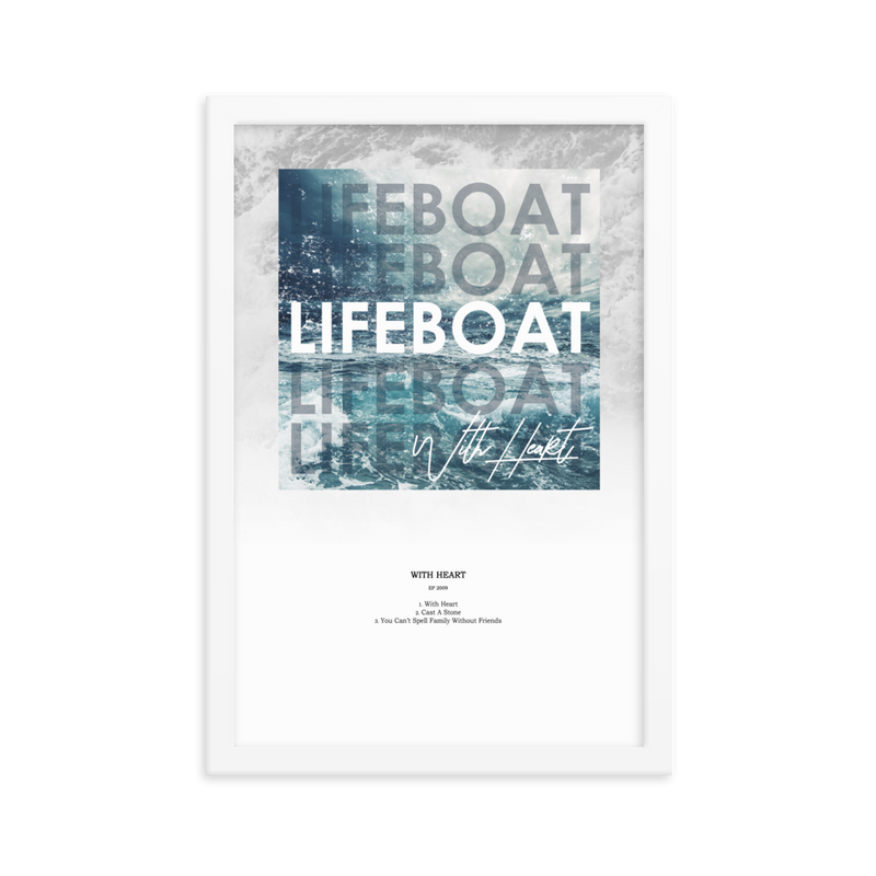 LIFEBOAT "With Heart" Framed Album Artwork