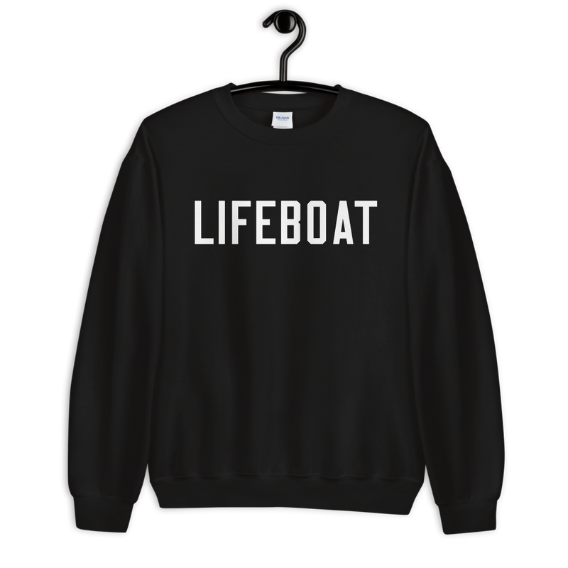 LIFEBOAT "Text" Crewneck Sweater