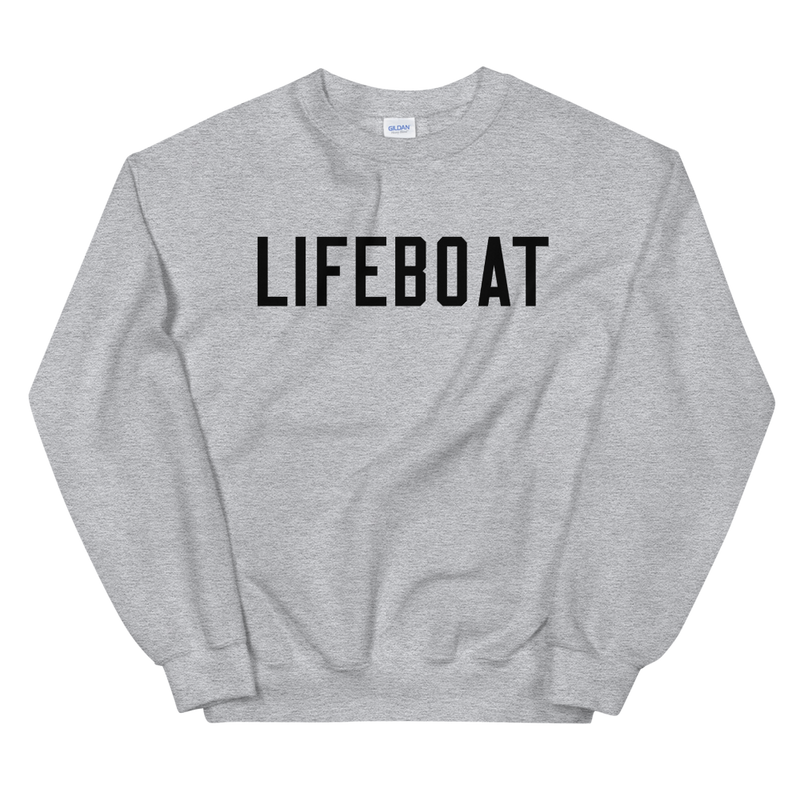 LIFEBOAT "Text" Crewneck Sweater